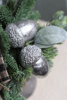 Kraciasta Kokarda, stroik świąteczny / kompozycja, wys.39cm