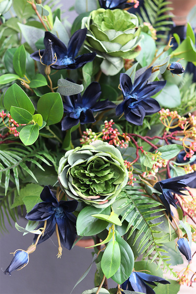 Black Geria Volcan, nowoczesna kompozycja nagrobna