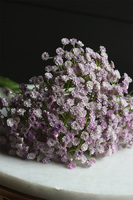 Gipsówka Fioletowa, gałązka sztucznych kwiatów