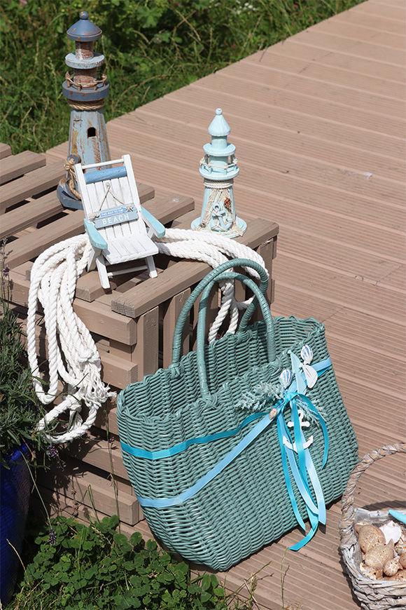 pleciona torba koszyk na zakupy, Mare