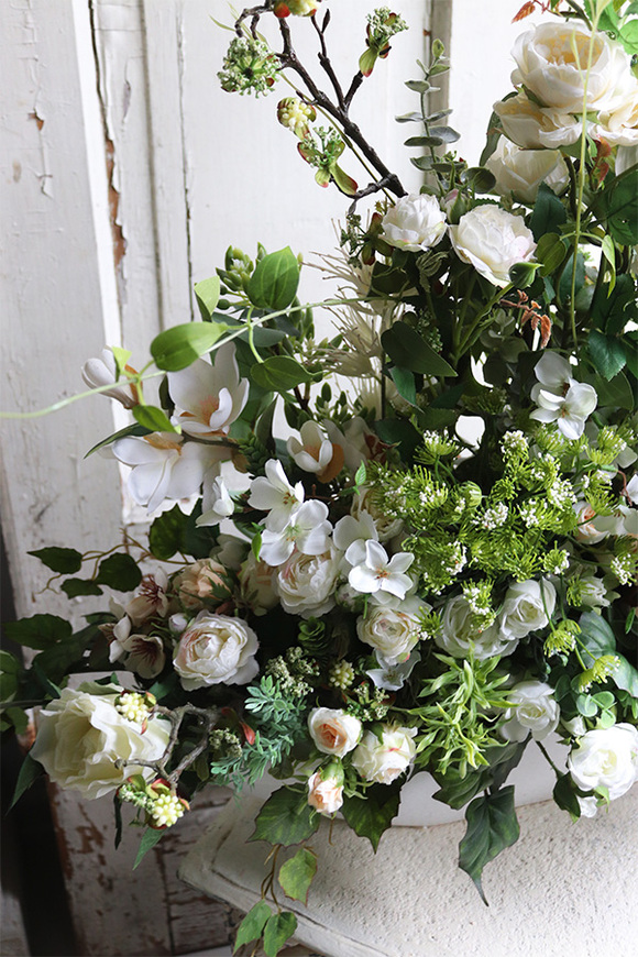 kompozycja kwiatowa, Moko Big Ladies, wym.76x90cm 