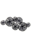 Black Lotos decor ścienny z liśćmi lotosu