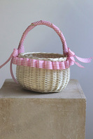 Cottage Pink, dekorowany koszyczek wielkanocny