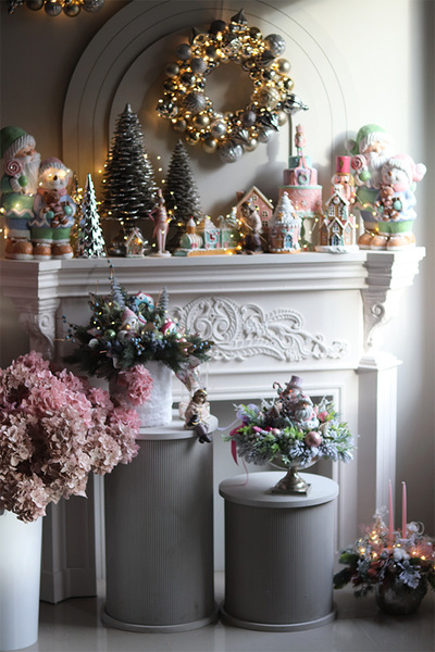 Pastellia, świąteczny stroik w pucharze	