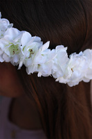 Biała Dama, wianek na głowę, rozmiar uniwersalny