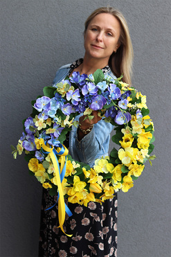 wianek na drzwi, Ukraina 8, śr.50cm