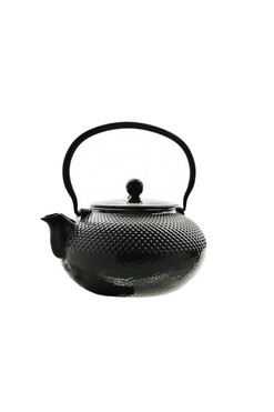 Awaji Glam, żeliwny imbryk do herbaty, czarny, poj.1.5l
