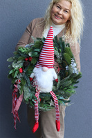 Skrzat Mikołaja, zimowy wianek na drzwi