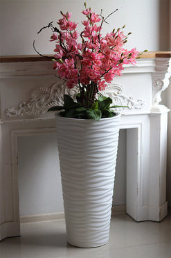 Gizelle Pink Cymbydium, sztuczny storczyk w donicy, wys.140cm