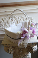 Very Peri, dwustronnie dekorowany koszyczek wielkanocny