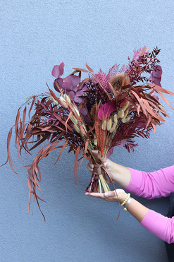 Krenna, wysokiej jakości sztuczny bukiet do wazonu, dł.48cm