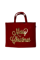 Merry Christmas, świąteczna torba juta