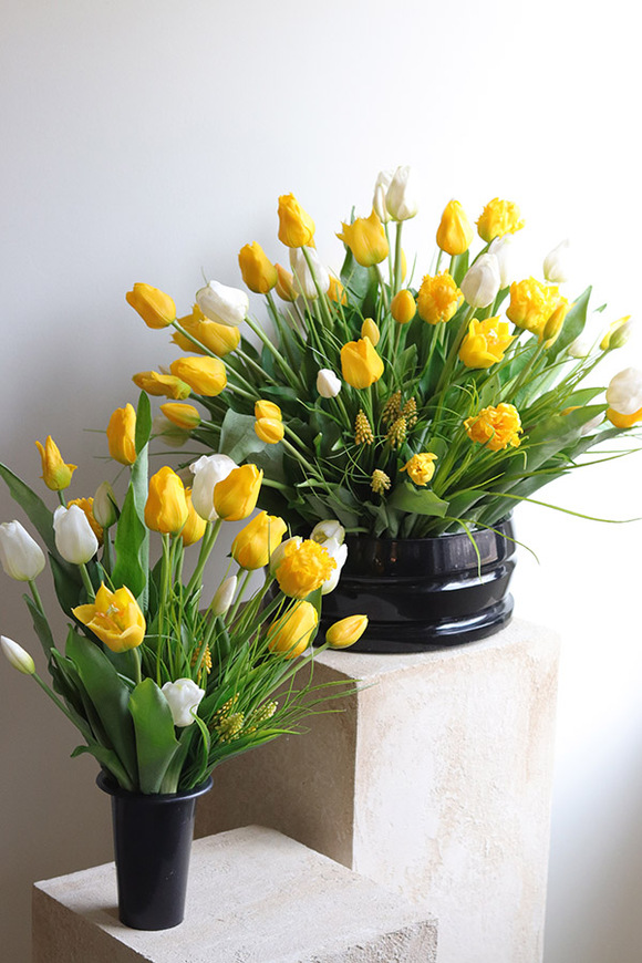 Tulipanowy Sen Spring, komplet dekoracji nagrobnych