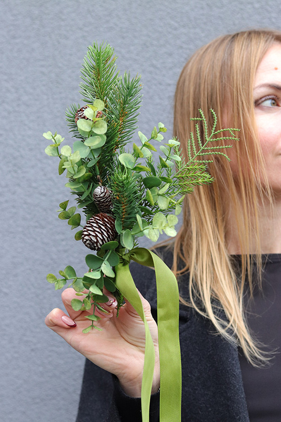 Podłaźniczka, dekoracja na czubek na choinkę