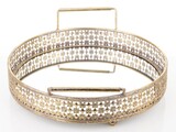 Indie Gold D, taca lustrzana w stylu retro, wym.10x35x30cm