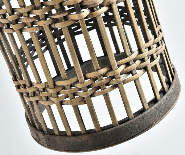 boho lampa sufitowa 2 Bamboo, wym.19x19x50cm