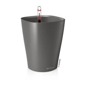 Deltini Mini, doniczka z nawadnianiem, antracyt, wys.13cm