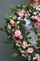 wieniec nagrobny w kształcie serca