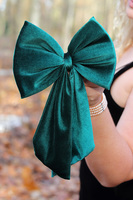 Velvet Papillon, welurowa kokarda pluszowa XL	