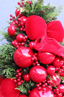 Red Classic, choinka dekoracyjna sztuczna