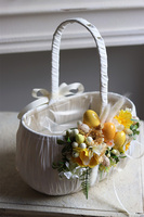 Słoneczny Optymizm, dekorowany koszyczek wielkanocny