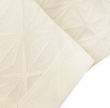 Rimmini, dwustronny bieżnik ze wzorem, kremowy, wym.48x150cm