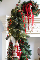 Christmas World, choinka z dekoracją LED i pociągiem