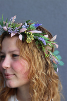 Felista 2, wianek na głowę z wrzosem