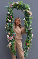 Romantica, stylowa girlanda ze sztucznych kwiatów