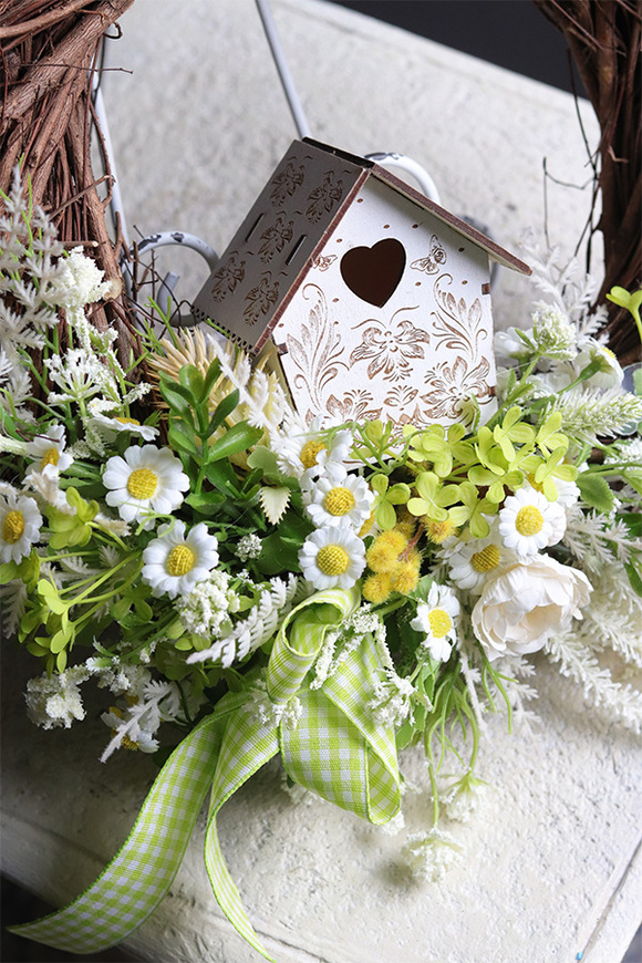 Piękny Domek, wianek ozdobny na drzwi