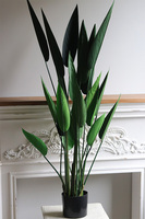 Strelicja Zielona, wysokiej jakości sztuczna roślina