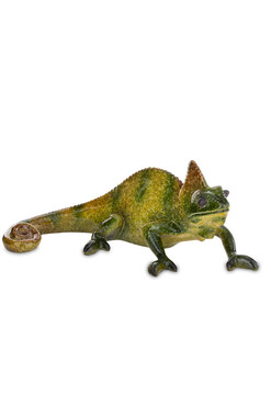 Kameleon A, figurka jaszczurka, wym.7x18.5x13.5cm 