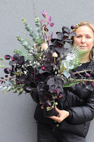 Black Primo, bukiet nagrobny we wkładzie