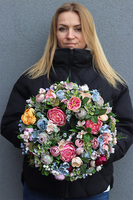 Pastelodore, dekoracyjny wianek na drzwi