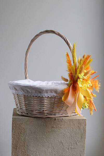 Słoneczko, duży dekorowany koszyczek wielkanocny