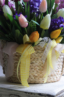 Hiacyntha Refilia 2, kosz pełen kwiatów