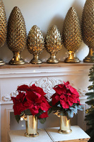 Karczoch Glosti D, złota figurka dekoracyjna	