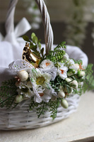 dekorowany koszyczek wielkanocny, Lossa, wys.25cm