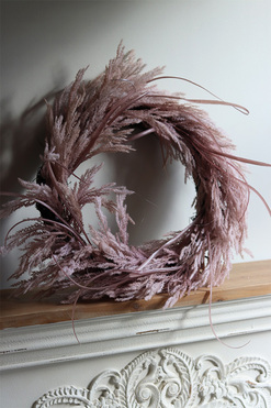 dekoracyjny wianek Boho Premium Pink, śr.60cm