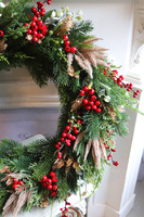 Wigilia Primosa, duży świąteczny wianek na drzwi