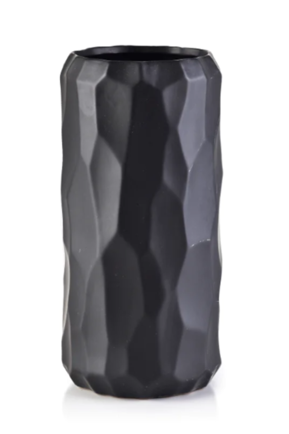 Bettina A, nowoczesny wazon, czarny mat, wys.26cm