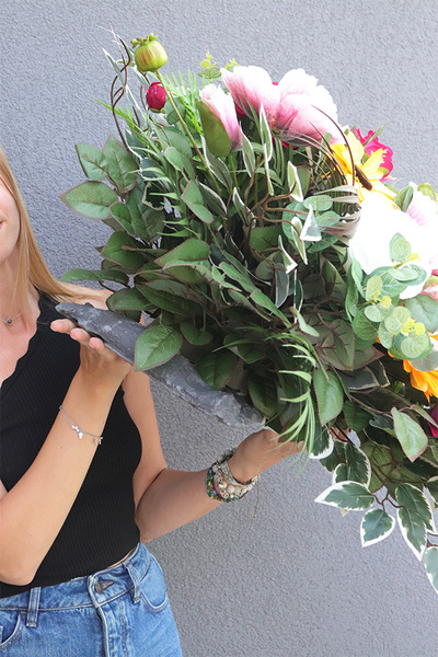 Słoneczna Volcan, wiązanka nagrobna z słonecznikami