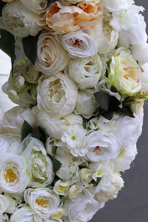 Caryca Katarzyna Green&White bardzo duży wianek sufitowy, śr.80cm