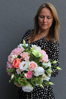 Abella Spring, bukiet kwiatowy do wazonu, dł.40cm