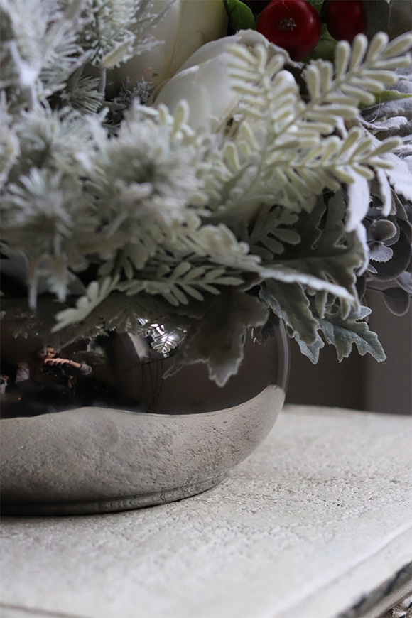 Berenika Red Glamour, kompozycja kwiatowa w naczyniu	