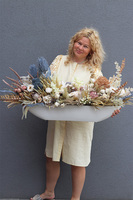 La Guel Boho Blue, kompozycja kwiatowa na stół Laos