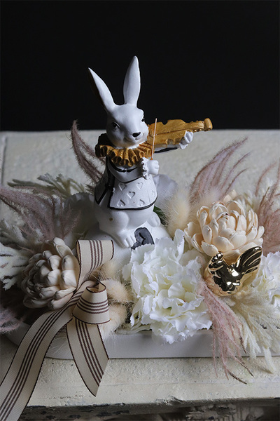 Grajek Resta, stroik wielkanocny z zajączkiem