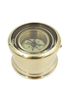 Kompas / Busola B, mosiężna, wym.8x8x5.5cm