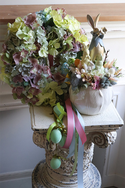 Nemilata, wielkanocny wianek z hortensji