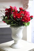 Cyklamen Pink, bukiet sztucznych kwiatów na piku